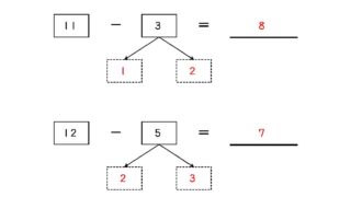 さくらんぼ計算プリント引き算 計算と算数のドリル 算願